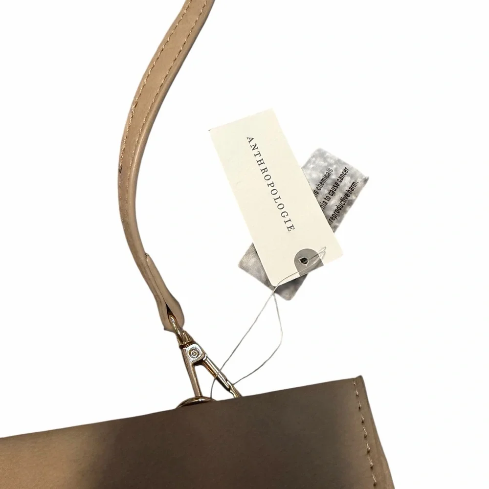 Anthropologie Street Level Genuine Leather Crossbody Purse Tassel‎ NWT